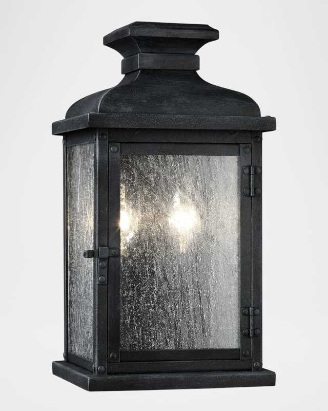 Pediment 2-Light Small Wall Lantern by Sean Lavin